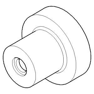 Dornbracht holder wall series cross 081789500-00 081789500 D 55 x 45 mm chrome