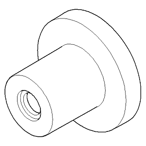 Dornbracht Wandrosette universal 08178950500 100x60x60 mm, chrom