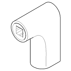 Dornbracht Wandhalter Handtuchstange 081790509-00 chrom