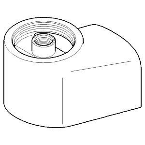 Dornbracht support mural lumière 081790511-00 chromé