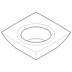 Dornbracht Halter Leuchte 081791557-00 chrom
