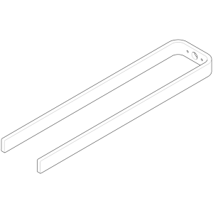 Dornbracht tige porte-serviettes 081792561-00 chromé