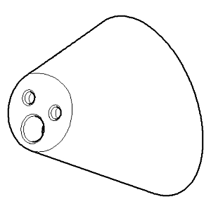 Dornbracht support mural lumière 081794505-00 chromé