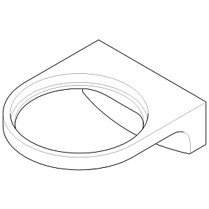 Dornbracht Wandhalter Toilettenbürst 081796506-00 chrom