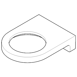 Dornbracht Wandhalter Glashalter 081796515-00 chrom