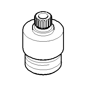Dornbracht Aufnahme Griff - 081797511-00 chrom