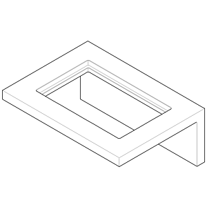 Dornbracht support mural bol+conteneur 081798504-00 chromé