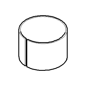 Dornbracht Huelse 20x4,8 08184052090 ERSATZTEILE 081840520 D 21,50 x 0,75 mm