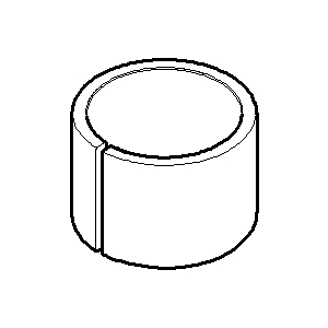 Dornbracht sleeve 18x4.8 08184052190 SPARE PARTS 081840521 D 19.50 x 0.75 mm