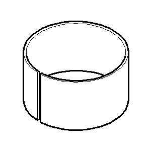 Dornbracht guide sleeve 08184054590 raw