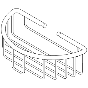 Dornbracht shower basket wall mounting 081890907-00 chrome