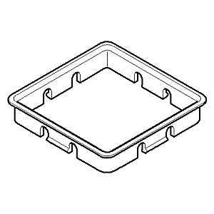 Dornbracht ring glass holder square 08281050190