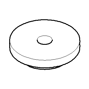 Dornbracht disque porte-serviettes +De 083011521-09 laiton