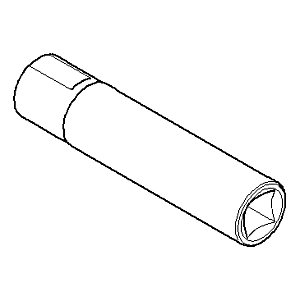 porte-papier tige Dornbracht chromé