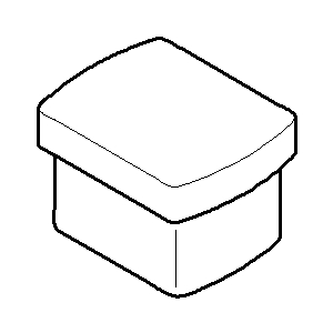 Dornbracht Pipe end plug Pipe chrome
