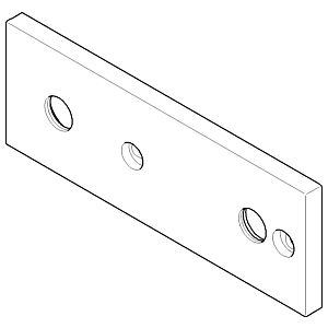 Dornbracht Abdeckplatte SCHL.-BRAUSE 091101072-00 chrom
