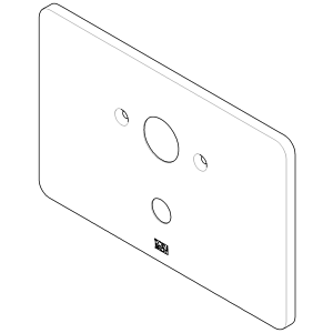 Dornbracht cover plate, PBV - 091101091-00 chrome