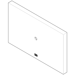 Dornbracht couvercle WC raccord 091101179-00 chromé