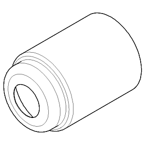 Dornbracht EHM-Haube, UP-Kart-Aufnah 091102072-06 100 x 55 x 55_platin matt