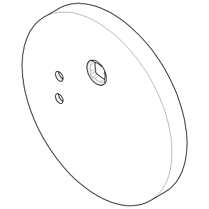 Dornbracht Platte WT- Wand eMOTE o. 091102077-00 chrom