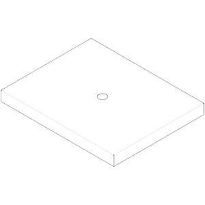 Dornbracht cover Just Rain - ede 091102114-86 matt stainless steel