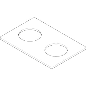 Dornbracht mounting plate xGate 09110212590 raw