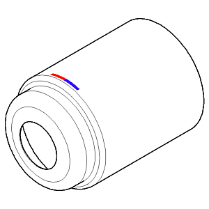 Dornbracht EHM-Haube, UP-Kart-Aufnah 091102129-00 chrom