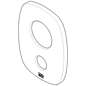 Dornbracht Abdeckplatte 091102140-00 chrom