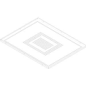 Dornbracht Abdeckung SES Brause 091102146-86 edelstahl, matt