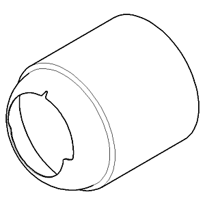 Dornbracht Haube 091102252-33 schwarz matt