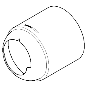 Dornbracht Haube 091102260-06 platin matt