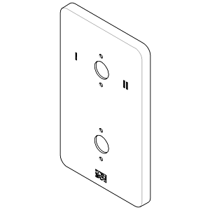 Dornbracht cover plate for UP therm. 091102264-00 chrome