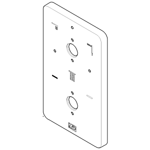 Dornbracht Rosette für Thermostat 091102315-00 091102315 150 x90 x 9 mm chrom