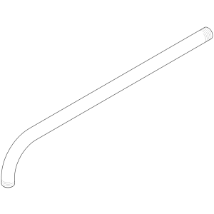 Dornbracht Wandanschlussrohr platin matt 091103017-06 D 21 x 450 mm Platin gebürstet