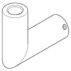Dornbracht Winkel für Wandanschluß 091103038-00 chrom