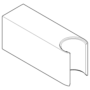 Dornbracht Halter 09110312220-00 09110312220 30 x 40.4 x 93 mm chrome