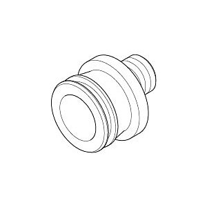Dornbracht connection exc. nickel-plated 091104035-07 x 47.5 mm raw nickel-plated