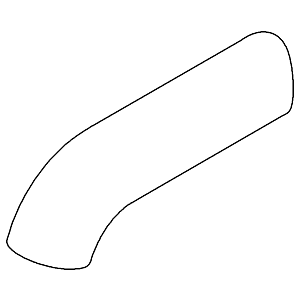 Dornbracht sortie 091106061-10 blanc mat