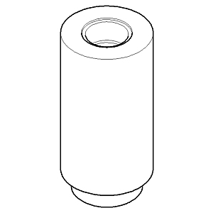 Dornbracht Anschluss (UTB DURAVIT) Ersatzteile 09111004110-00 chrom