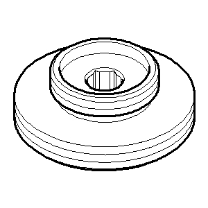 Dornbracht enregistrement 09111006810-06 platine mat