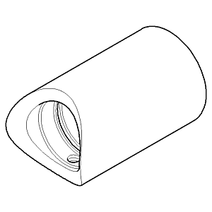 Dornbracht connection 09111008020-06 09111008020 D.40 x 68 mm matt platinum