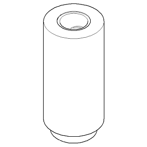 Dornbracht Al conn. bid/utb-tara. 09111008710-10 blanc mat