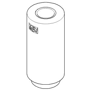 Dornbracht connection outlet TARA. - 09111008810-06 matt platinum