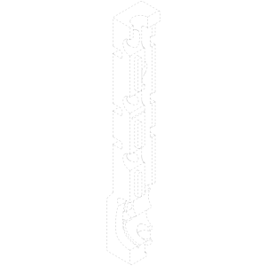 Dornbracht built-in box 801 -part. XT 09111100990 495x120x75