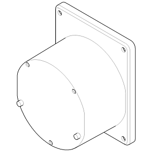 Couvercle Dornbracht, boîtier d&#39;installation eMOT 09111101190 091111011 72 x 112 x 132 mm