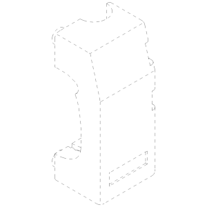 Dornbracht Einbaukasten 2-tlg. Zent 09111101290