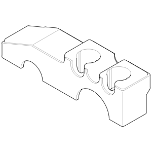 Dornbracht Einbaukasten wt/spt/brb-e 09111101390 200x110x45