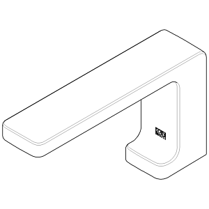 bec Dornbracht WT 3 trous 155 mm - 09117109510-06 platine mat