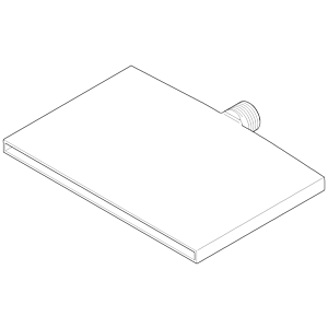 Dornbracht Schwallauslauf - 091178002-00 260x160x60_chrom