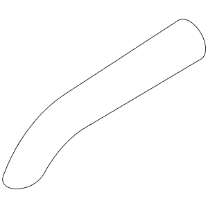 Dornbracht sortie WT mur 200 mm 09119403010-00 chromé